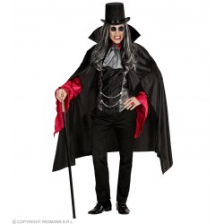 "VAMPIRE" (shirt with vest, jabot with medallion, cape)