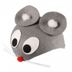 Peles (žurkas) cepure, pelēka 