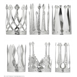 Серебристая алюминиевая корона 