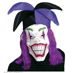 "JOKER MASK WITH HAT & WIG"