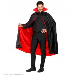 "DELUXE LINED CAPE WITH COLLAR" 135 cm