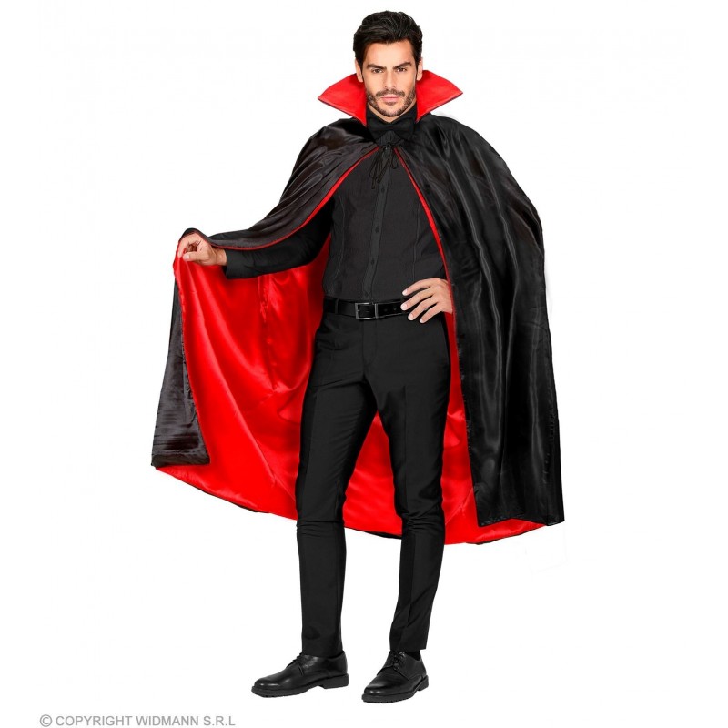 "DELUXE LINED CAPE WITH COLLAR" 135 cm