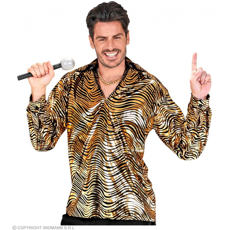 "GOLD DISCO FEVER SHIRT"