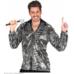 "SILVER DISCO FEVER SHIRT"