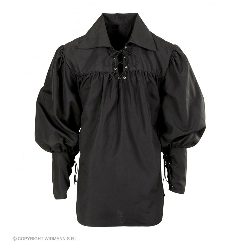 Viduslaiku bruņinieku krekls melns