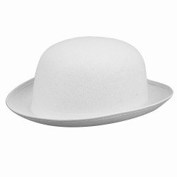 Filca cepure Katliņš, balta  