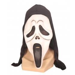 Halovīna maska Kliedziens, balta 