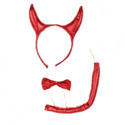 Velna komplekts - radziņi, tauriņš, aste 