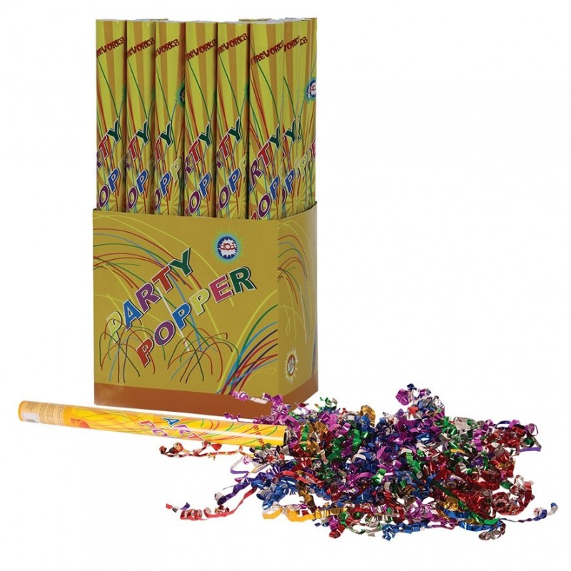 Plaukšķene ar zelta folijas konfetti, 50cm 