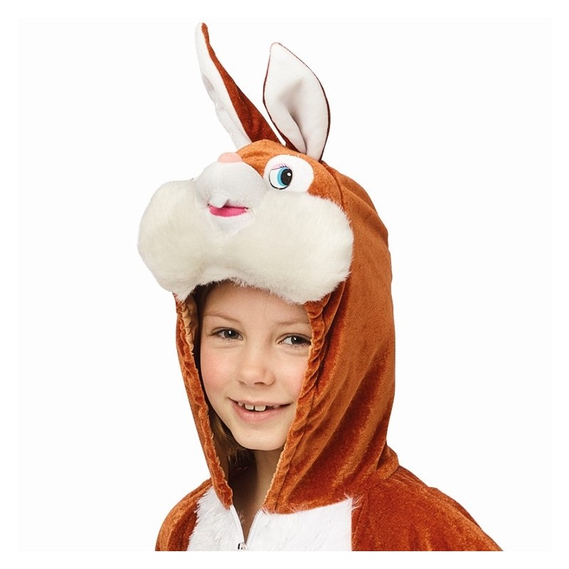 Brūna zaķa (truša) plīša kostīms 104, 116, 128 cm 