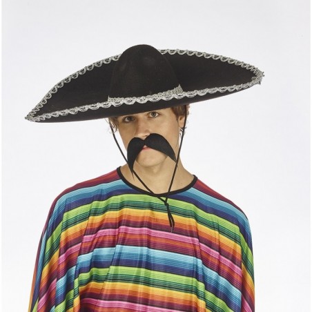 Filca sombrero cepure, melna 