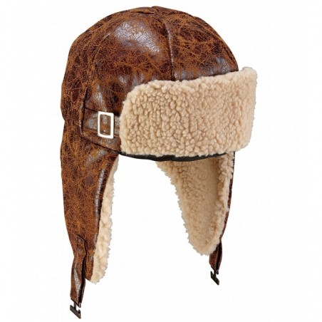 Pilota cepure, melna