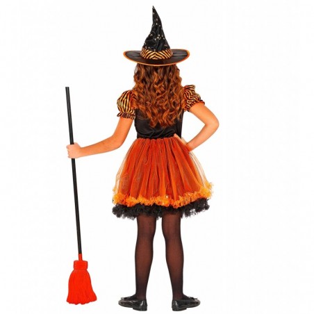 Костюм ведьмы для детей (платье и шляпа) 104 - 140 см 