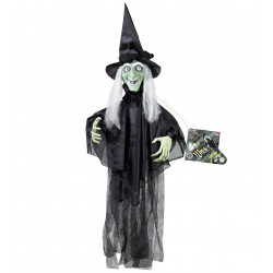 Говорящая Ведьма с двигающимеся руками, 60 см 