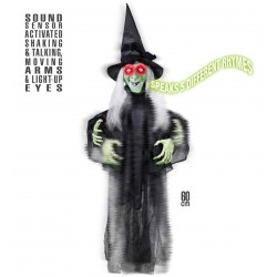 Говорящая Ведьма с двигающимеся руками, 60 см 