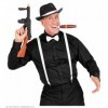 Gangsteru (mafijas) komplekts – cepure, bikšturi, tauriņš, cigārs