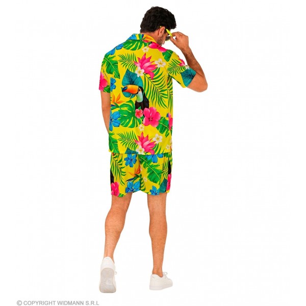 Havaiešu ballīšu komplekts (krekls, šorti), L/XL