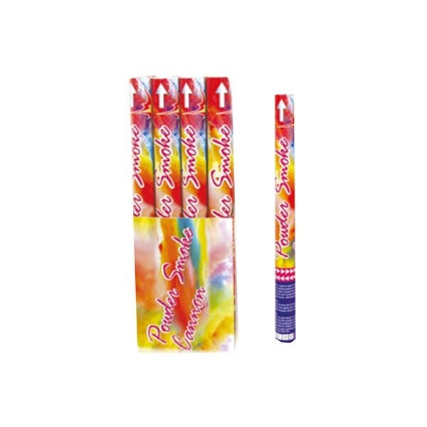 Dūmu (pulvera) plaukšķene 60 cm, 6 krāsas, no kurām izvēlēties
