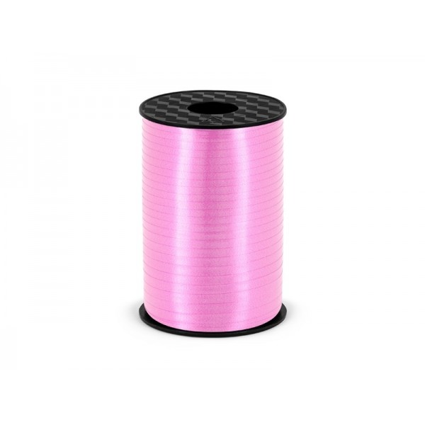 Dāvanu iesaiņošanas un balonu lente 5mm x 225 m  5mm/225m, maigi rozā
