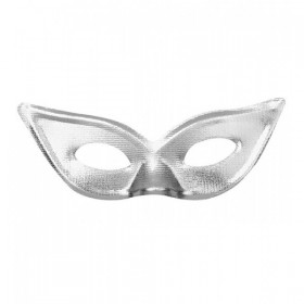 “Papillon” acu maska, sudraba
