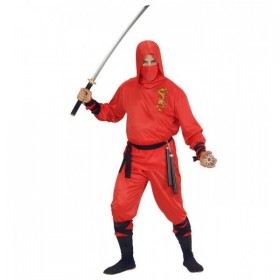 Kostīms “Sarkanais Pūķa Ninja, izmēri S/M/L