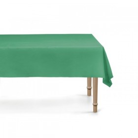 Galdauts, 137 x 183 cm, tumši zaļš, atkārtoti lietojama plastmasa — svētku dekorēšanai, galda noformēšanai un ballītēm