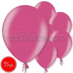 10.5"/27cm lateksa balons, metalliks, pērle, 15 gab.