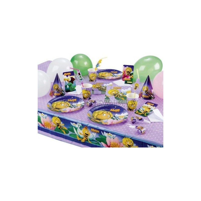 Komplekts no izturīga papīra glāzes ar rakstu. Tēma - Bite Maja, 266 ml, 8 gab