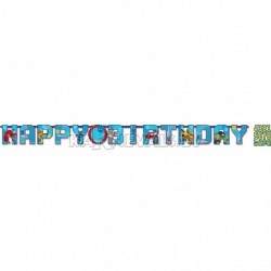 Бумажная декорация, буквы, Тема: Трансформеры, 1.8 м