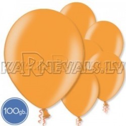 Латексные шары, светло-оранжевые, металлик