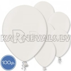 Латексные шары, белые, металлик