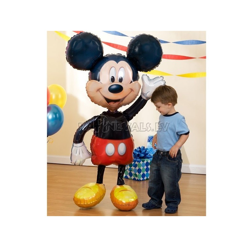 96"/132 cm AirWalker Staigājošs  folija balons   Mickey