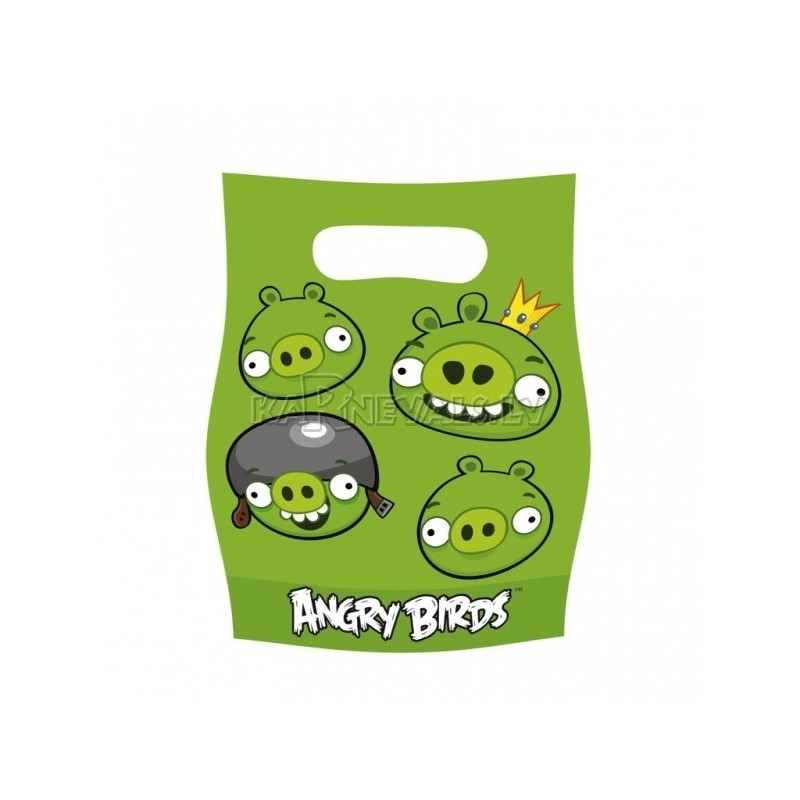 Maisiņš  dāvanu iepakošanai Tema: Angry Birds 6. gab