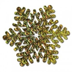 Prismatic Snowflake Cutouts 
