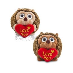 Милый ежик с сердечком﻿  22 см