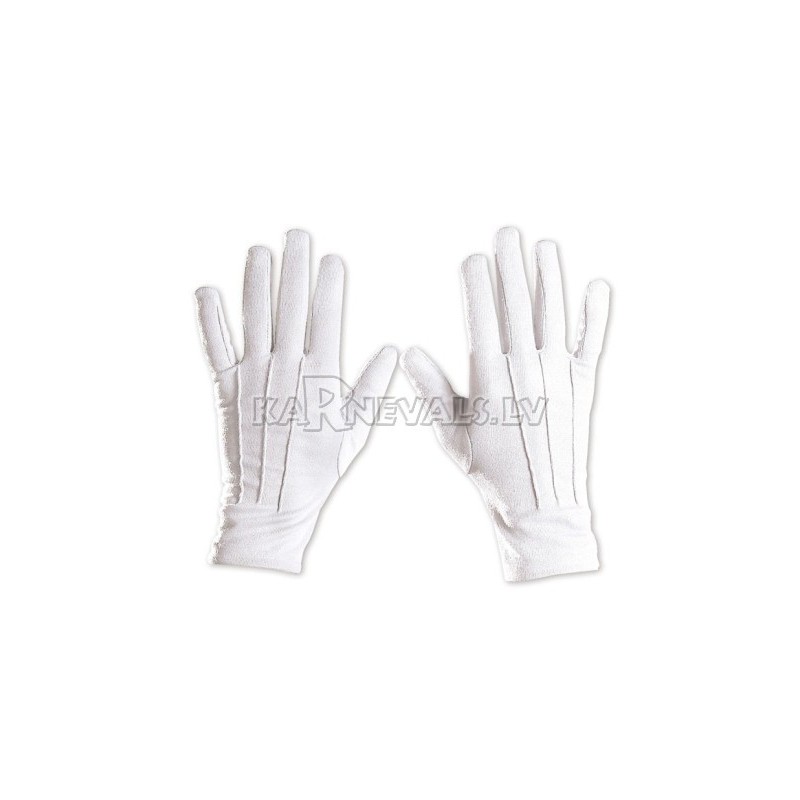 Перчатки  белые