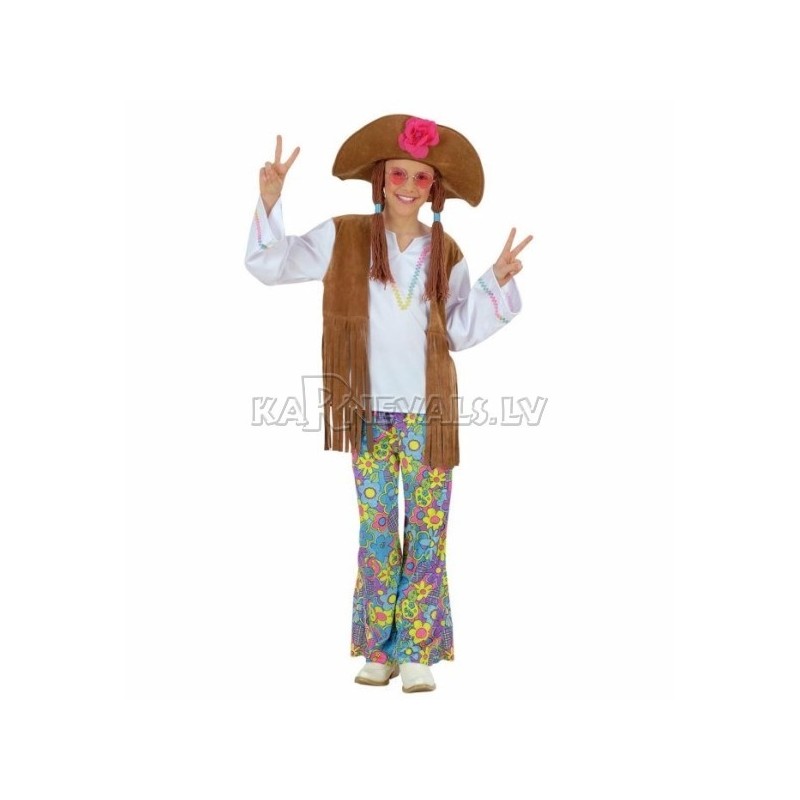 Woodstock hipijs  kostīms, (140cm)