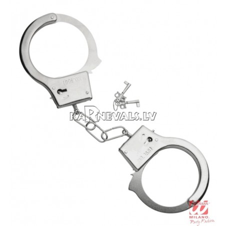 Металлические наручники с ключами