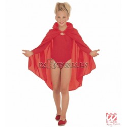 Детская красная накидка