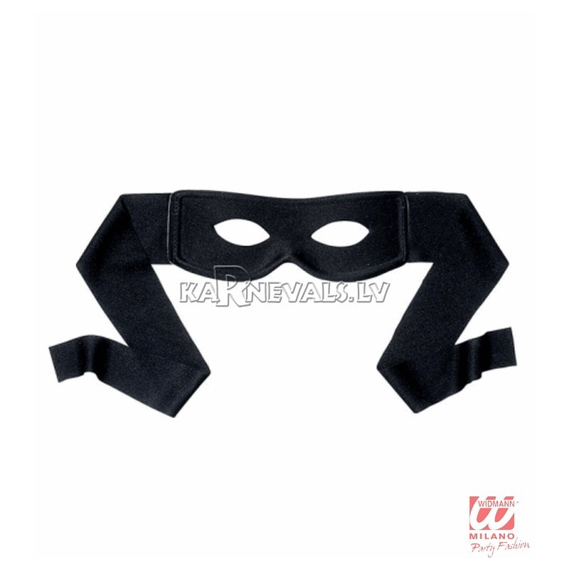 Karnevāla melna maska Zorro