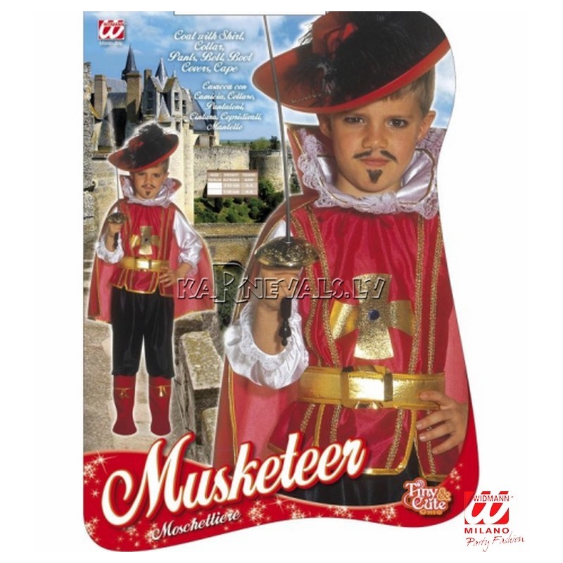 Musketiera kostīms (110, 116cm)