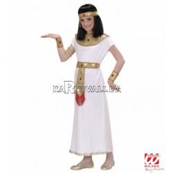 Karnevāla kostīms KLEOPATRA, (140cm), kleita ar apkakle, roku manšetes un josta