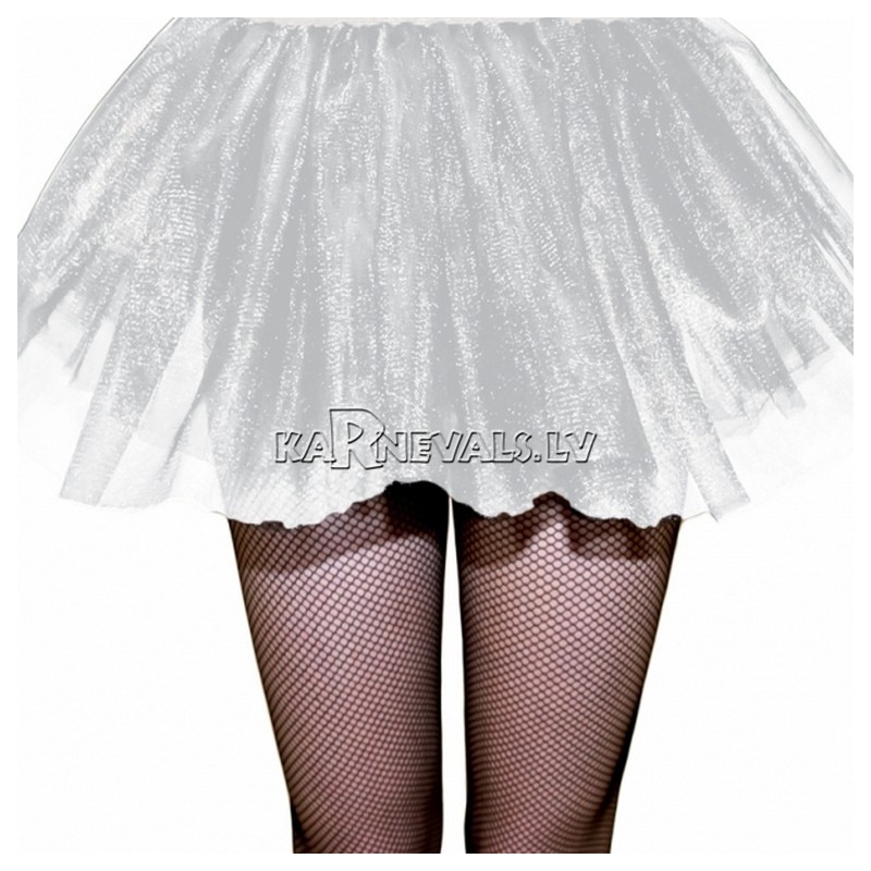 Нижняя юбка, подъюбник, белого цвета