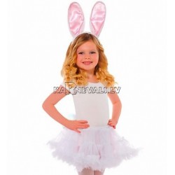 Ушки зайца, в комплекте ушки зайца на ободке и хвостик