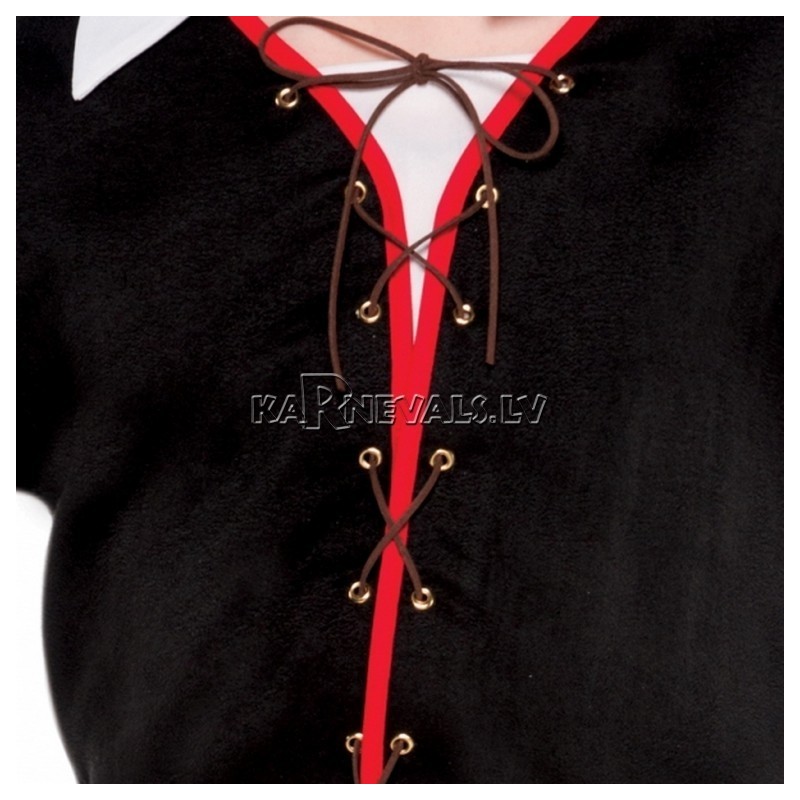 Костюм пирата, морского разбойника детям 12-14 лет, В комплекте рубашка, жилет, платок, брюки, ремень и сапоги, Размер 162см