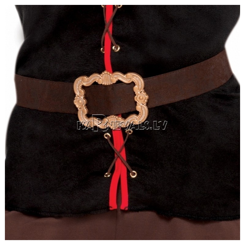  Pirāta, jūras dumpinieka kostīms 12-14 gādu vecumā bērniem, izmērs 162cm. Komplektā krekls, veste, galvas lakats, josta, bikses