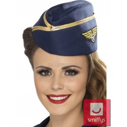 Stjuartes cepurīte, zils ar zelta lenti