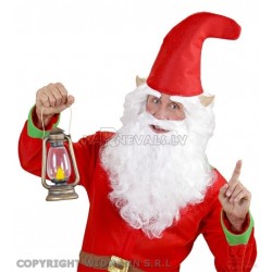 Шапочка  Гнома для карнавала (желтого, зеленого, красного, синего цвета) 1 шт.