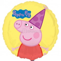 Шар из фольги Peppa Pig ﻿﻿ ﻿  ﻿17"/43см﻿﻿﻿