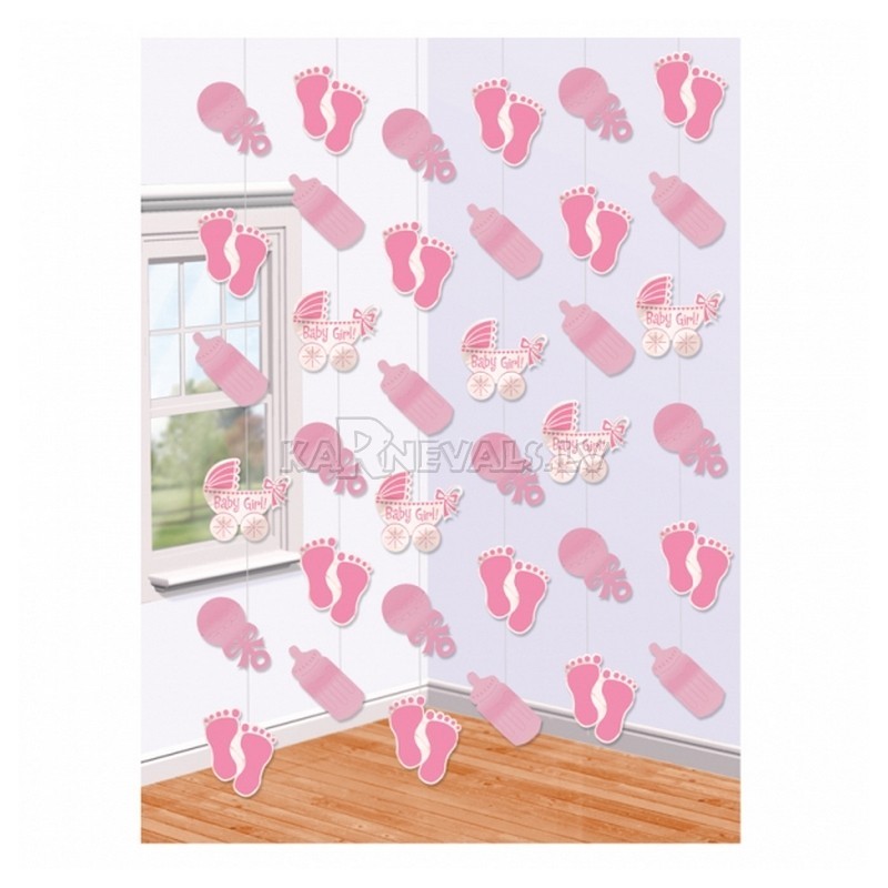 Рождение девочки Подвесные декорации для украшения  помещения